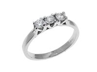 Ringe Dame Trilogy in Weißgold Diamante ARB101-14